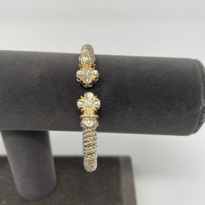Vahan gold, sterling silver and diamond bracelet